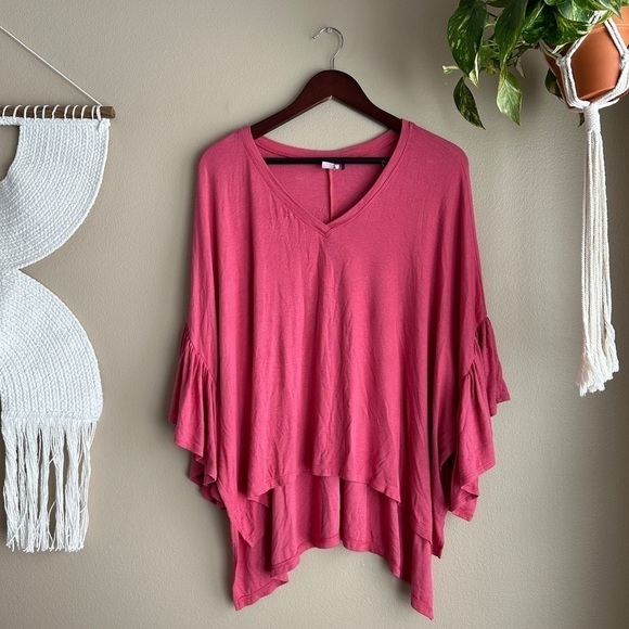 Anthropologie Akemi + Kin Capa Flutter V-neck Tunic - Picture 5 of 7